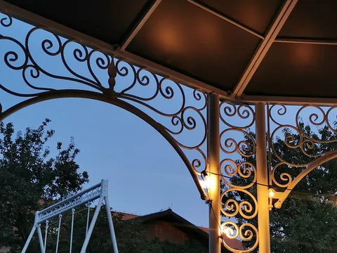 gazebo evening